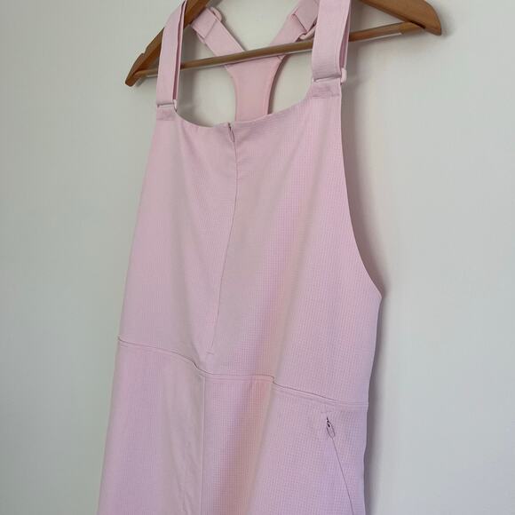 Lululemon WovenAir Pink Strawberry Milkshake Jumpsuit Overalls, Size 8 - Picture 5 of 11